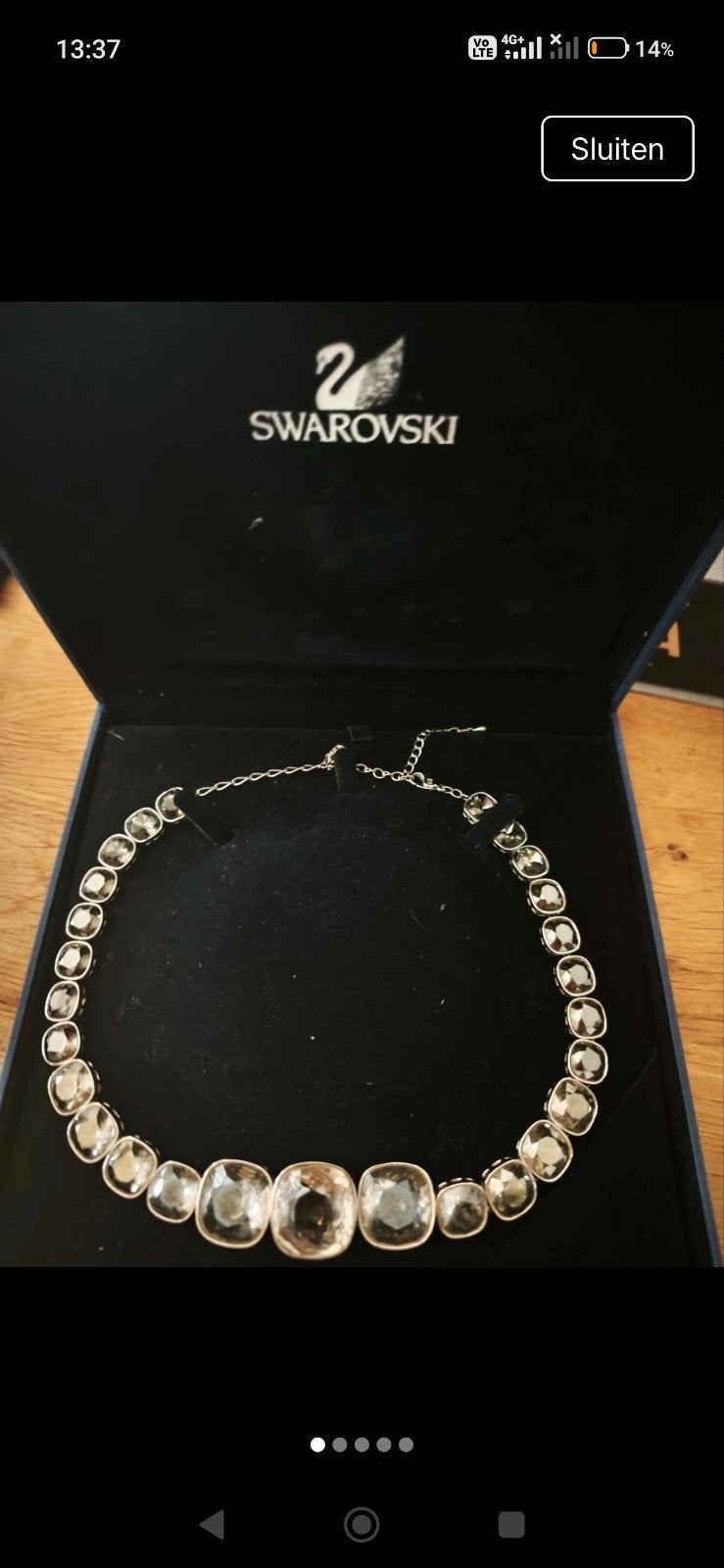 Swarovski halsketting, Verzamelen, Swarovski, Ophalen of Verzenden