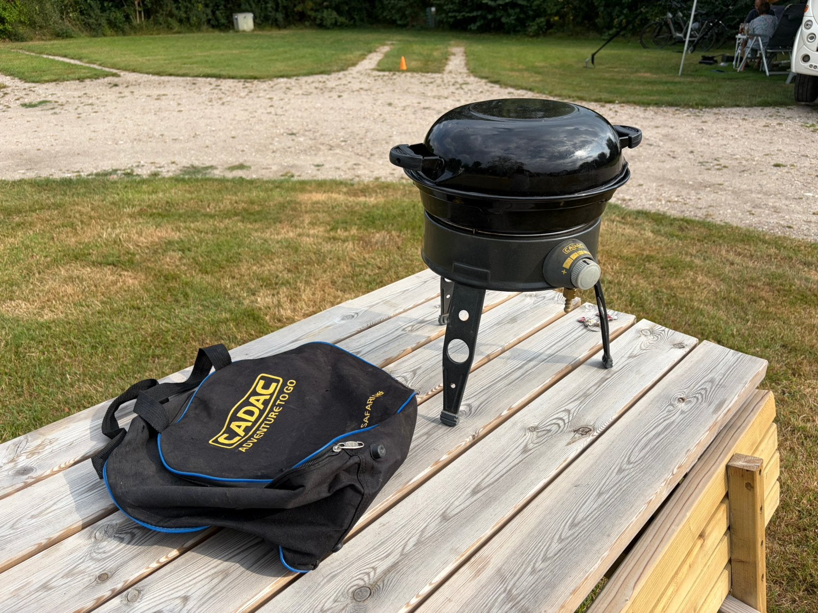 BBQ cadac, Ophalen, Gebruikt