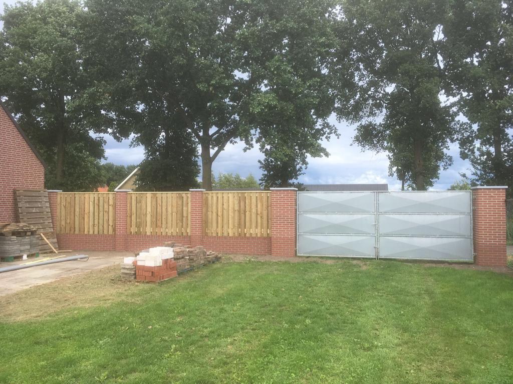 Openslaande poort / Dubbele draaipoort / vleugelpoort, Tuin en Terras, Tuinhekken en Hekwerk, Ophalen, Zo goed als nieuw, IJzer