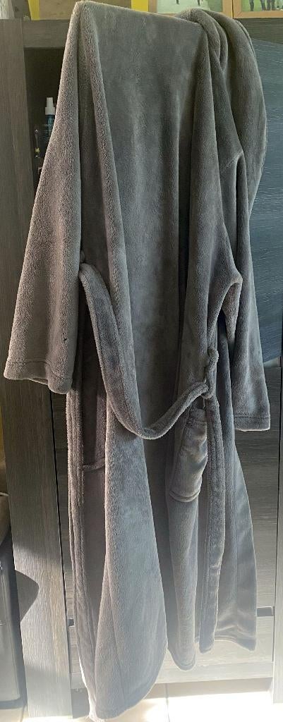 Kamerjas, badjas, antraciet, maat M/L, unisex, Kleding | Dames, Homewear, Ophalen, Zo goed als nieuw, Maat 38/40 (M), Overige kleuren