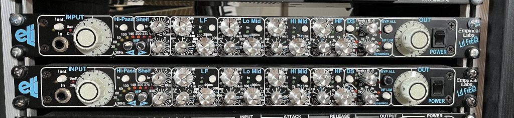 2 X Empirical Labs Lil FrEQ Equalizer, TV, Hi-fi & Vidéo, Enlèvement, Comme neuf, Audio
