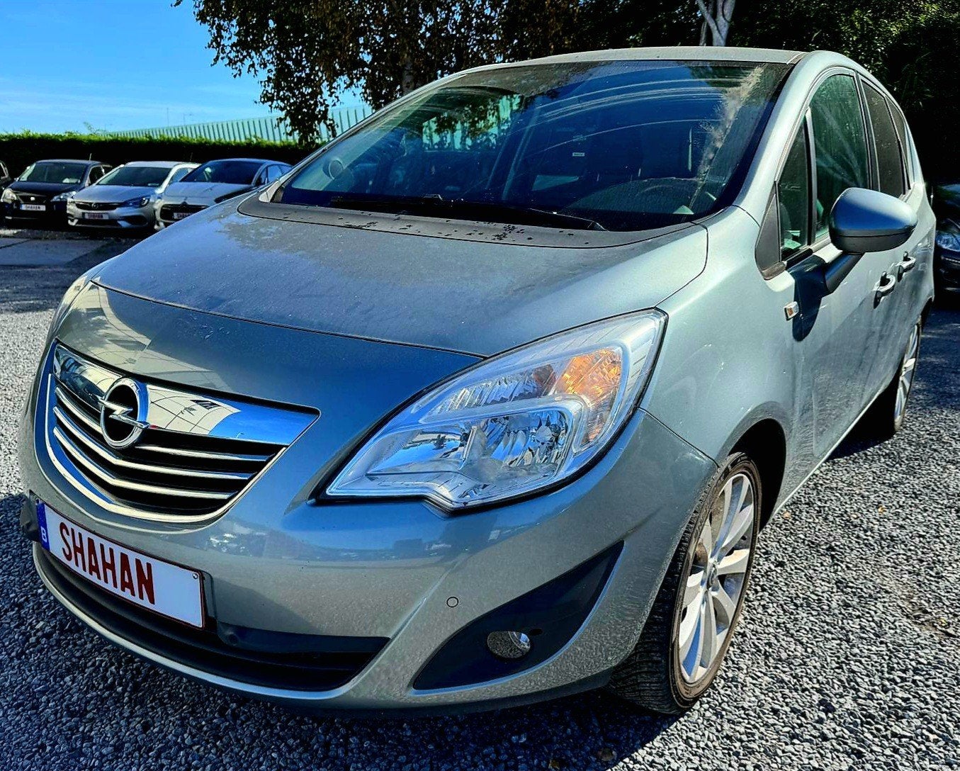OPEL MERIVAN 1.4CC BENZINE 146K KM, Auto's, Zwart, 4 cilinders, Blauw, Leder en Stof