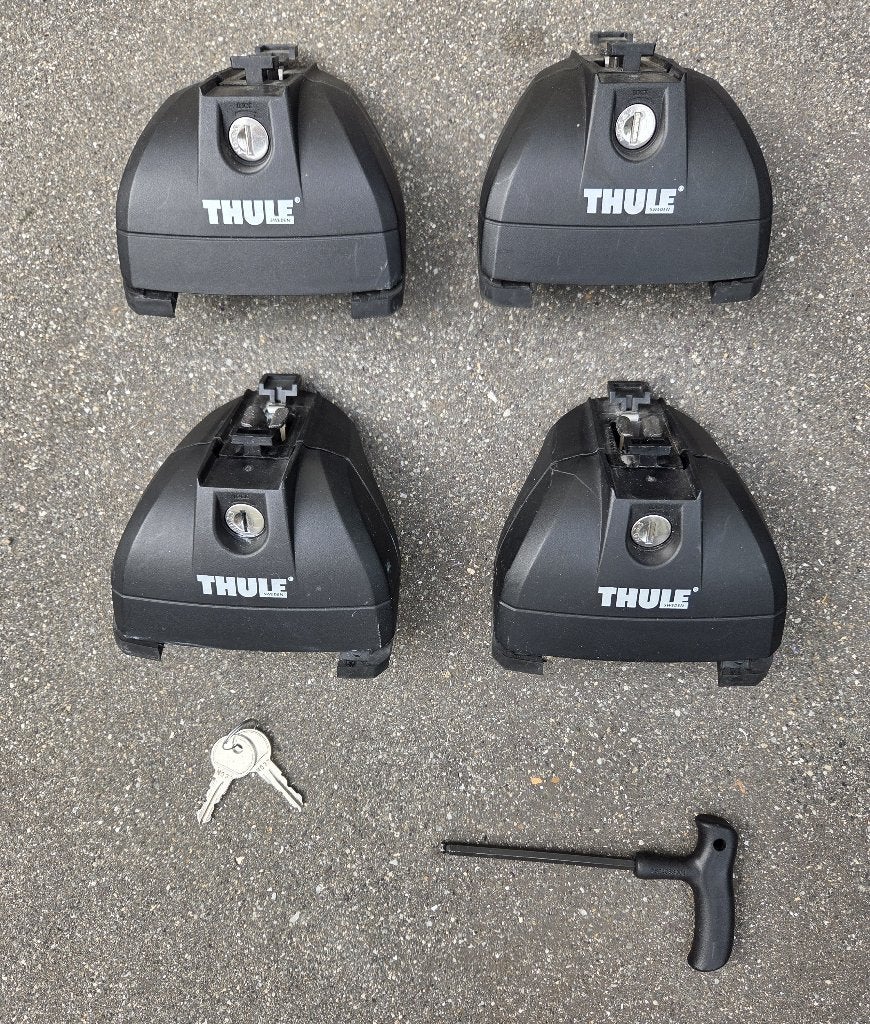 Thule Rapid System 753 met dakdragers, Ophalen, Zo goed als nieuw