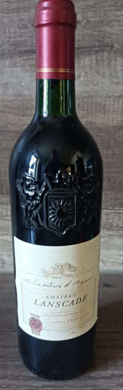 Vin château Lanscade, Collections, Vins, Enlèvement ou Envoi
