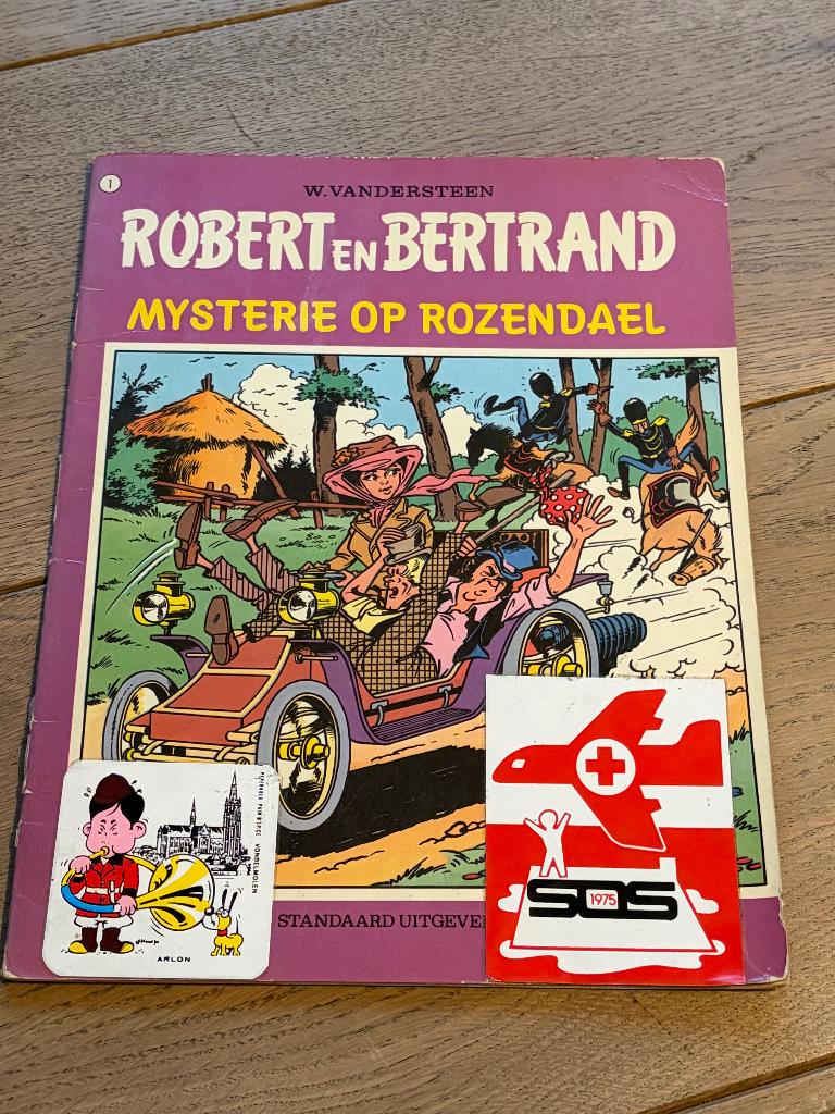 Robert en Bertrand - 1 - Mysterie op Rozendael, Eén stripboek, Ophalen of Verzenden, Gelezen, Willy Vandersteen