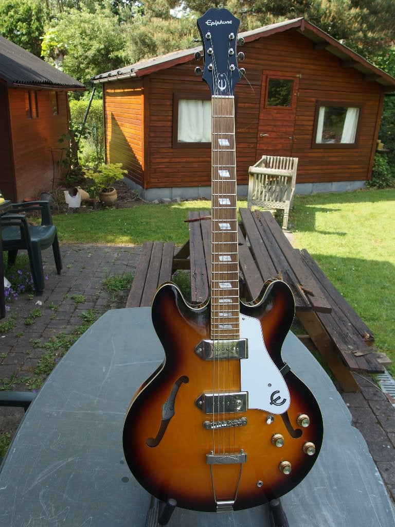 Epiphone Casino / Michael Kelly HourglassQ, Enlèvement, Comme neuf, Hollow body, Epiphone