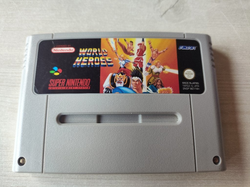 World Heroes, Games en Spelcomputers, Ophalen of Verzenden, Zo goed als nieuw, Vechten