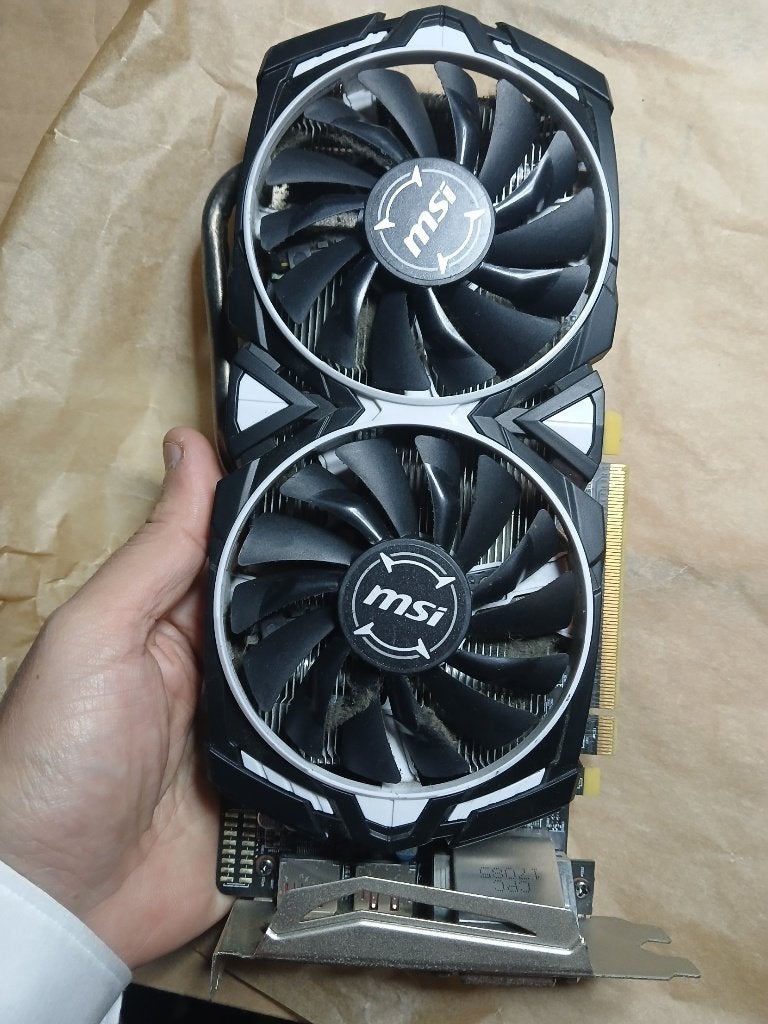 MSI Radeon RX 570 Armor 4G OC - grafische kaart van 4 GB, Ophalen, PCI-Express 3, Gebruikt, GDDR5