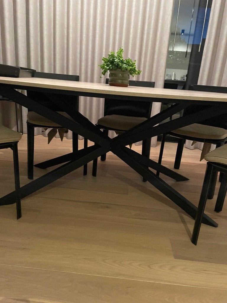Tafel ovaal, Huis en Inrichting, Ophalen, 100 tot 150 cm, Vijf personen of meer, Eikenhout