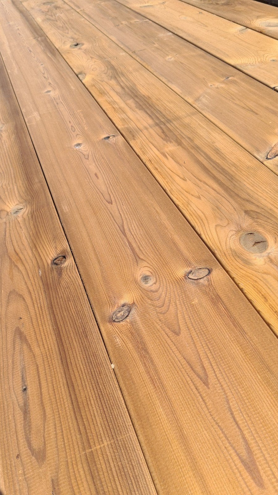 Partij thermowood terras of gevel 22.99€ per m2 /m2, Ophalen