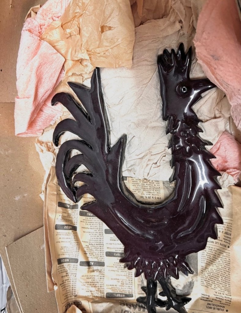 Coq en céramique, Antiquités & Art, Enlèvement ou Envoi