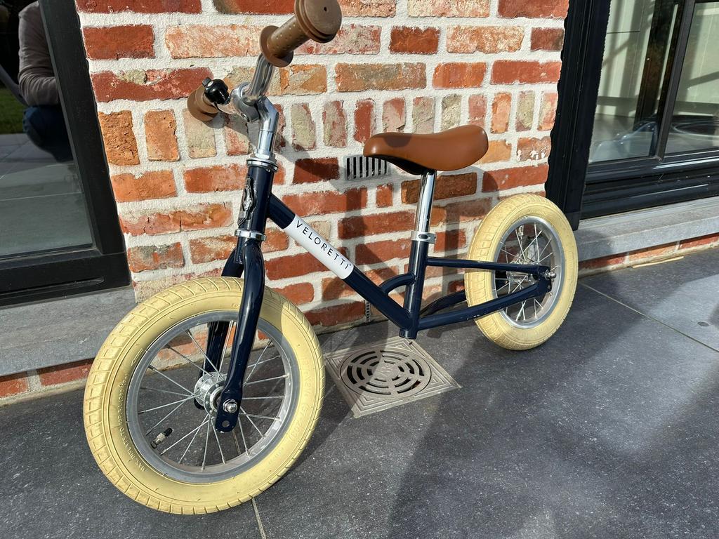Veloretti tricycle blauw, Ophalen, Gebruikt, Zijwieltjes