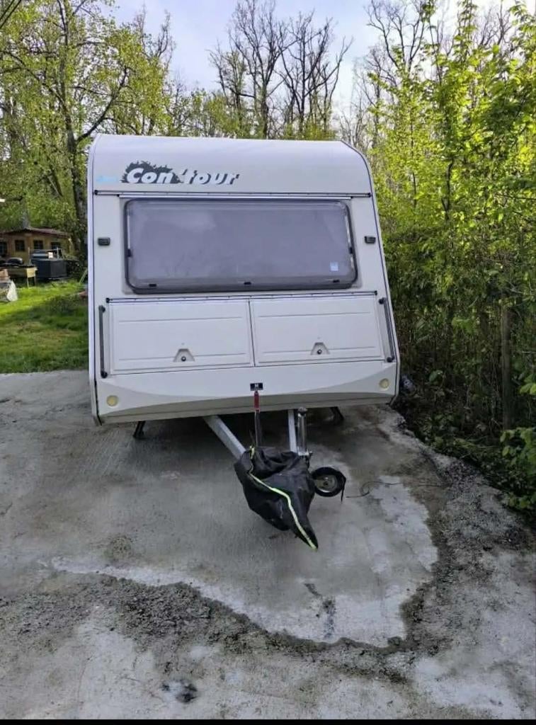 Caravan, Caravans en Kamperen, 2 aparte bedden, Particulier, Tot en met 4, Tot 4 meter