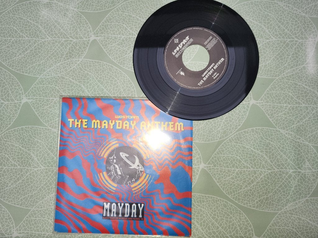 Vinyl Single The Mayday Athem Westbam (zie foto's), Cd's en Dvd's, Vinyl Singles, Ophalen of Verzenden, Zo goed als nieuw, Pop
