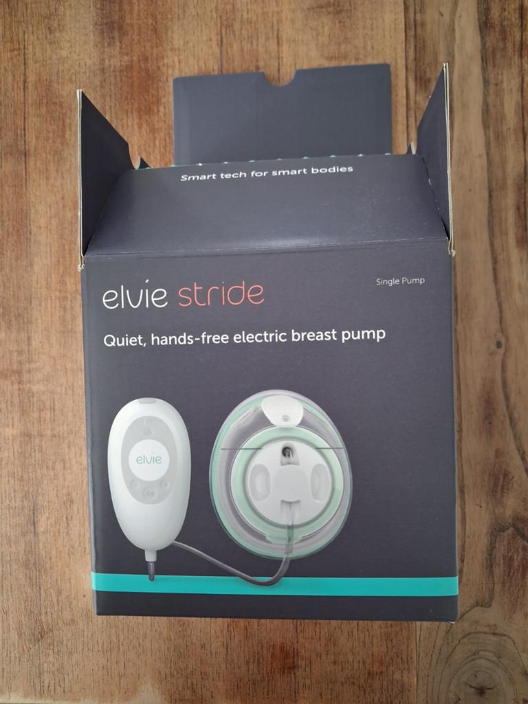 Elvie Stride single breast pump + 2 breast shields, Ophalen