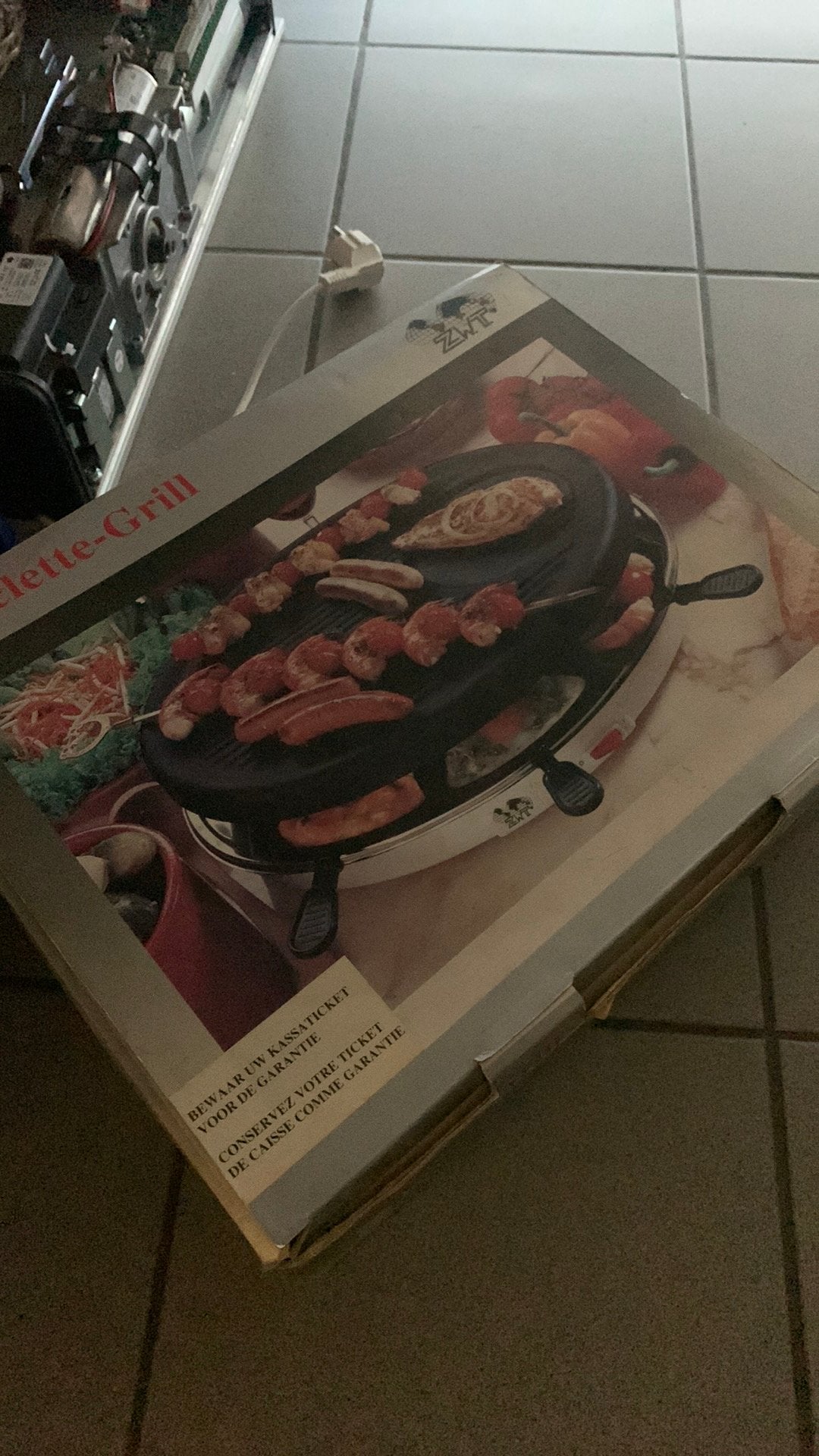 Grillplaat, Electroménager, Appareils à gourmet, Enlèvement, Comme neuf