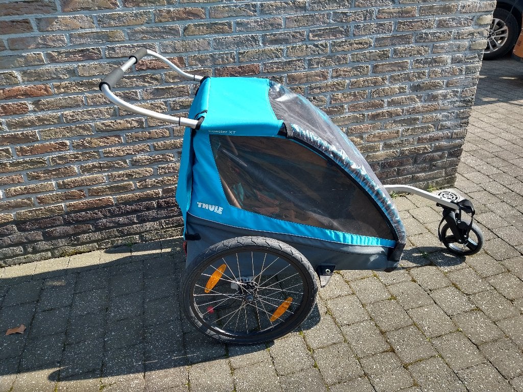 knappe en goede Thule fietskar voor twee kinderen, Vélos & Vélomoteurs, Accessoires vélo | Remorques, Utilisé, Remorque pour enfant