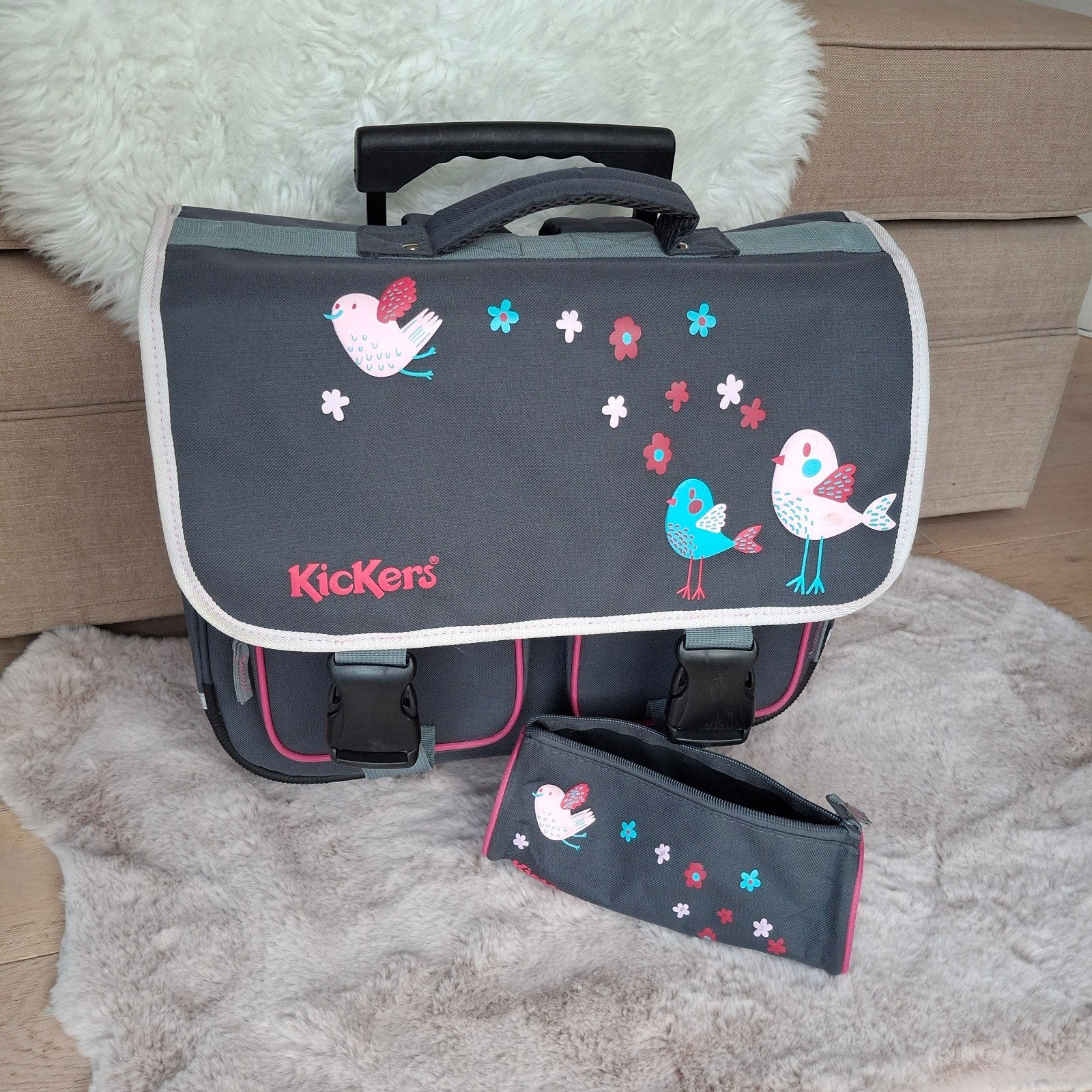 Bel ensemble cartable trolley et plumier Kickers, Ophalen, Gebruikt, Boek, Zakelijk