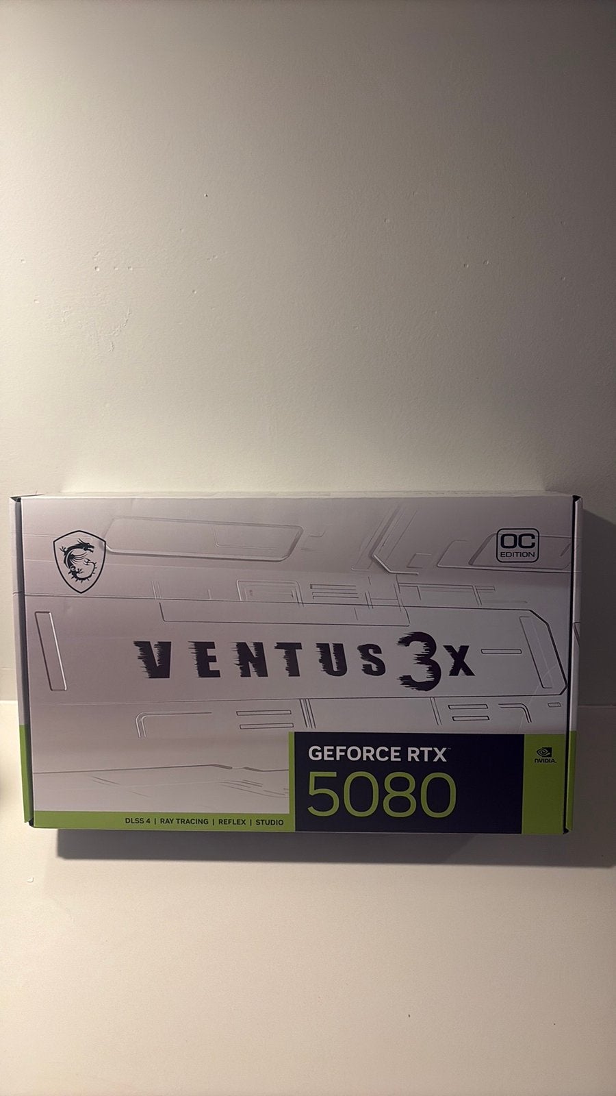 MSI VENTUS GEFORCE RTX 5080 OC WHITE, Computers en Software, Overige soorten, Nieuw, PCI, Nvidia
