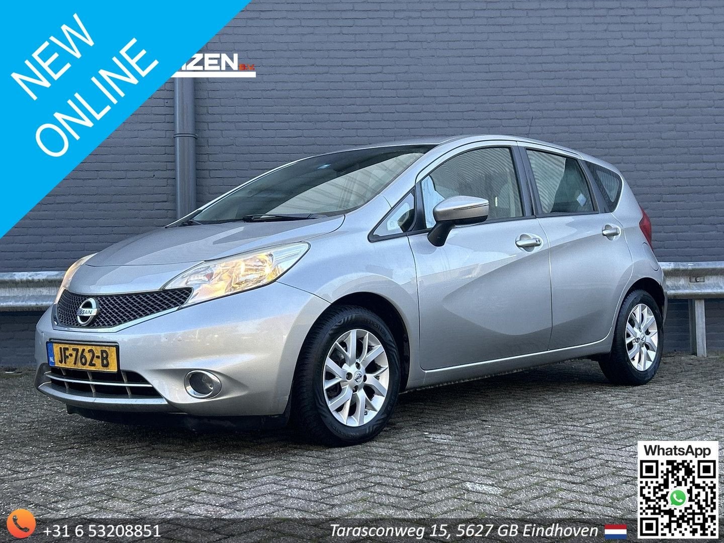 Nissan Note 1.5 dCi Connect Edition | Climate | Cruise | Nav, Auto's, Zwart, Bedrijf, Zilver of Grijs, Verwarmde buitenspiegels