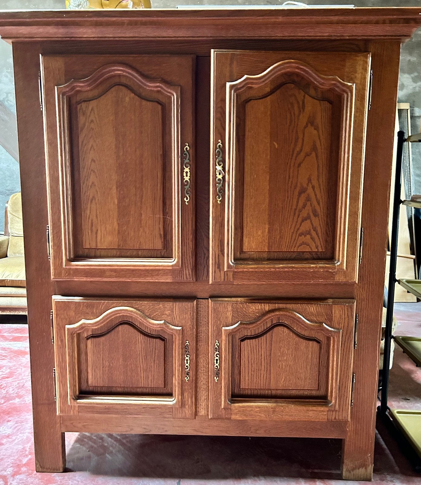 Authentieke houten kast, Ophalen