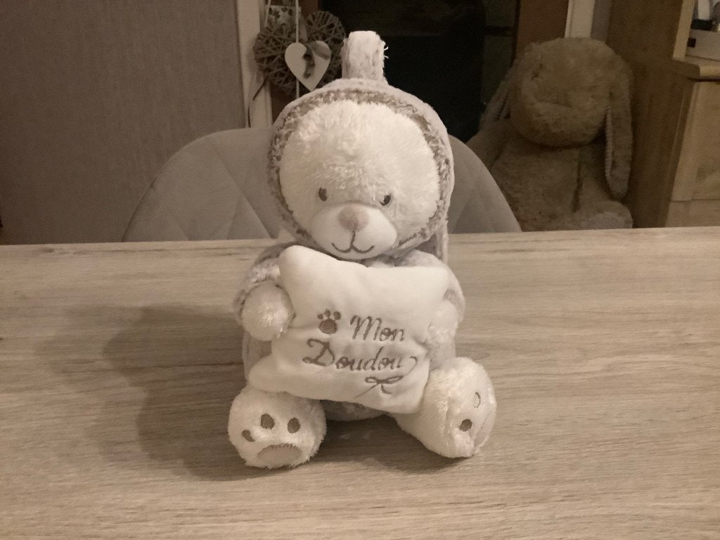 Baby muziekmobiel beertje (28 cm), Ophalen of Verzenden, Zo goed als nieuw, Mobiel, Met geluid