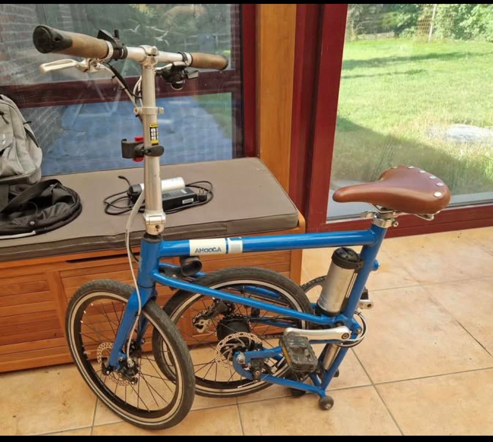 Vélo pliable électrique, Vélos & Vélomoteurs, Vélos | Vélos pliables, Comme neuf, Enlèvement