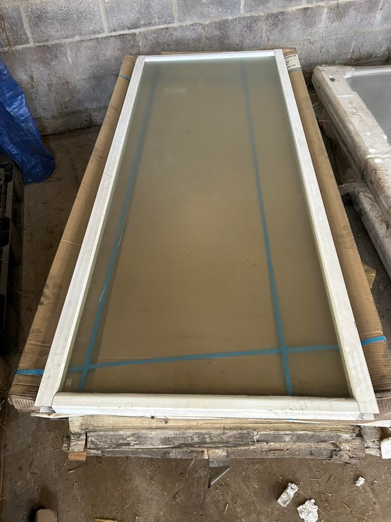 Paroi douche  fixe 74,5/185cm, Bricolage & Construction, Sanitaire, Enlèvement, Comme neuf, Douche