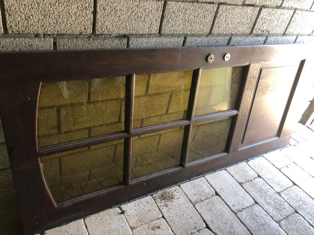 Eike binnendeur met glas, Doe-het-zelf en Bouw, Deuren en Vliegenramen, Ophalen, Zo goed als nieuw, Glas, Binnendeur