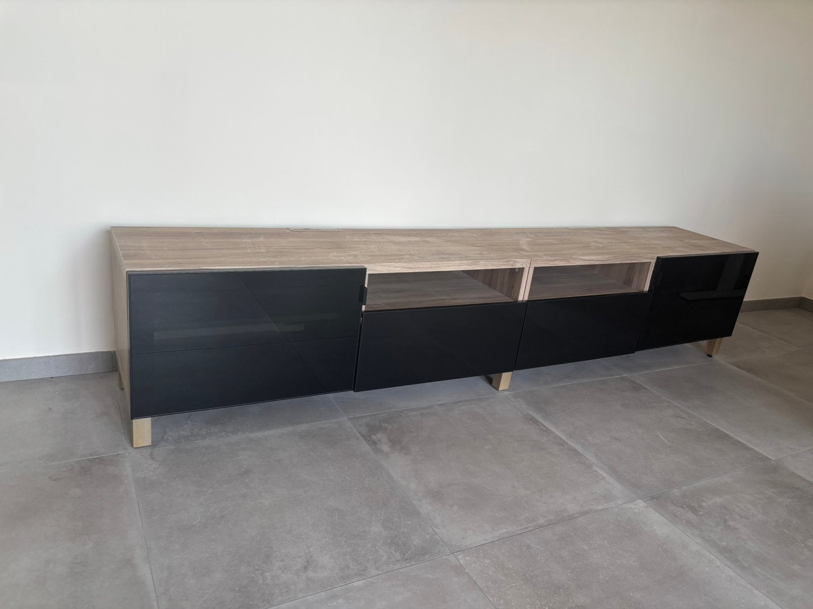 Ikea best TV meubel, 25 à 50 cm, 200 cm ou plus, Moins de 100 cm, Comme neuf