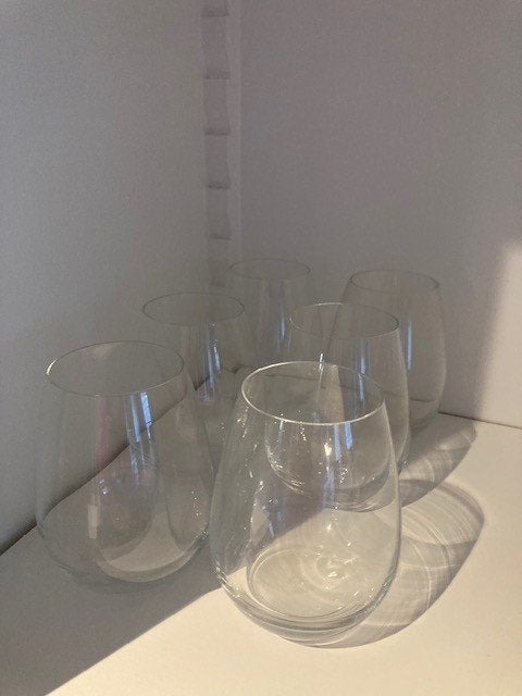 Waterglazen (6) nooit gebruikt, Ophalen of Verzenden, Glas of Glazen