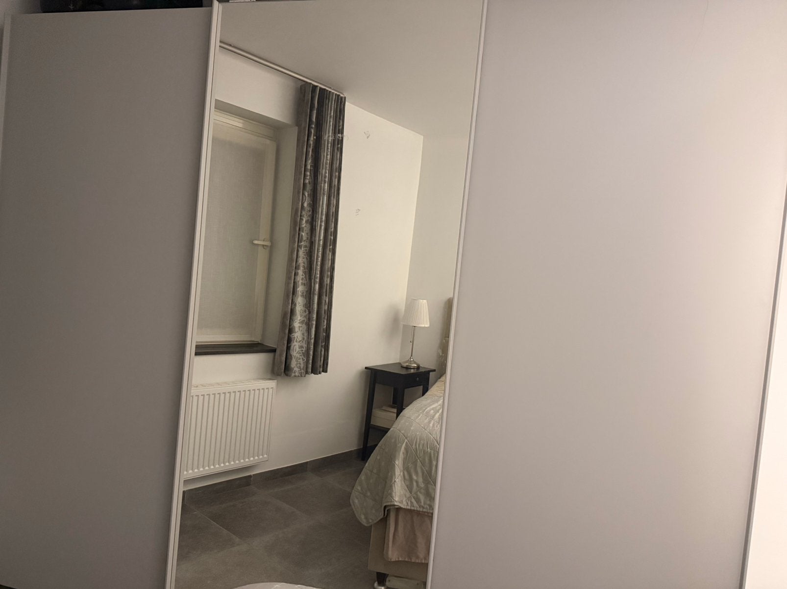 Grote kwalitatieve kleerkast met spiegel, Huis en Inrichting, Ophalen, Overige materialen, Met deur(en), Gebruikt