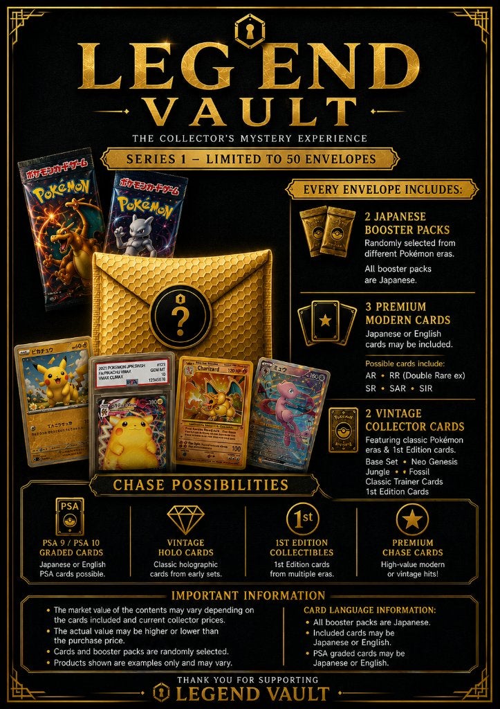 Legend Vault Series 1 – Limited to 50 | Only 15 Remaining, Verzenden, Nieuw, Booster