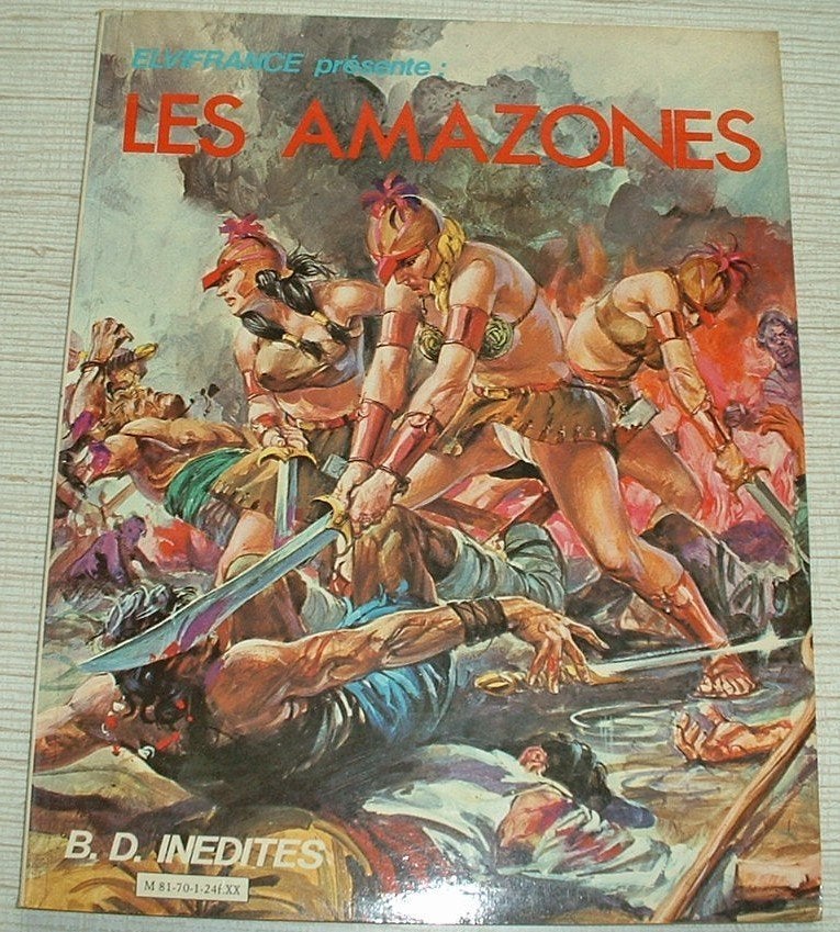 erotische strip / BD erotique les amazones, Une BD, Enlèvement ou Envoi, Comme neuf