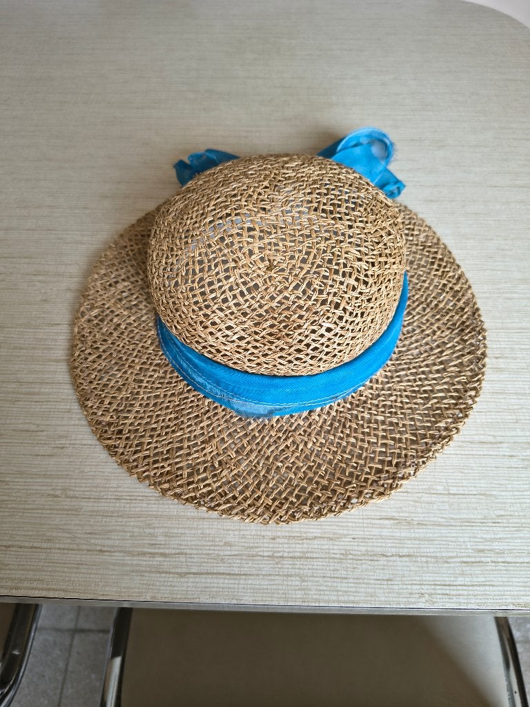 chapeau de paille taille 56, Enlèvement ou Envoi, Porté, 55 cm (S, 6⅞ pouces) ou moins, Chapeau