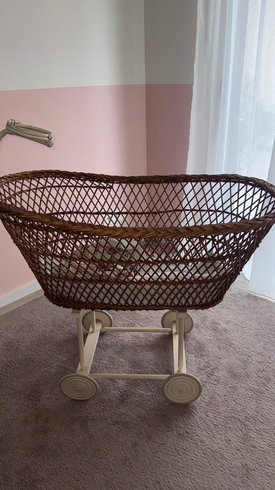 Antieke babywieg, Kinderen en Baby's, Babywiegjes en Ledikanten, Ophalen, Gebruikt, Wieg