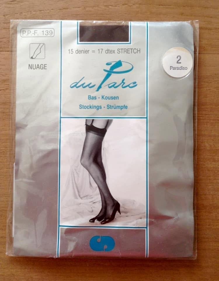 Bas Nuage du Parc model „Paradiso” 15 den. T.2/m/l, Kleding | Dames, Ophalen of Verzenden, Nieuw, Bruin, Stay-up kousen