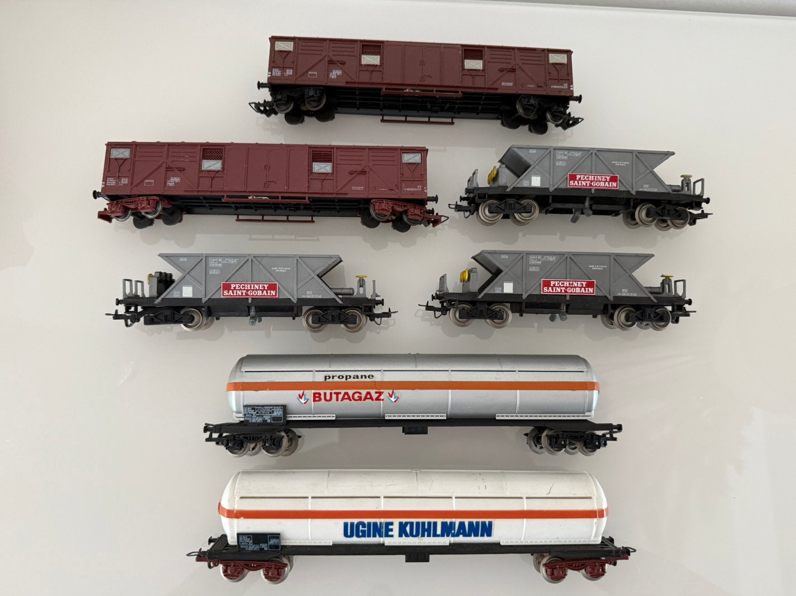 7 wagons de marchandises Jouef HO, Hobby & Loisirs créatifs, Trains miniatures | HO, Enlèvement ou Envoi, Utilisé, Wagon, Jouef