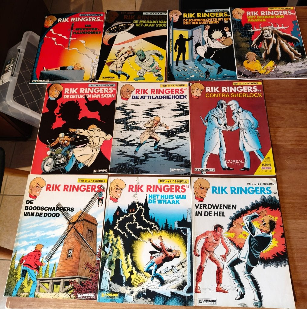 Vintage stripverhalen Lot 11, Boeken, Meerdere stripboeken, Ophalen of Verzenden, Gelezen