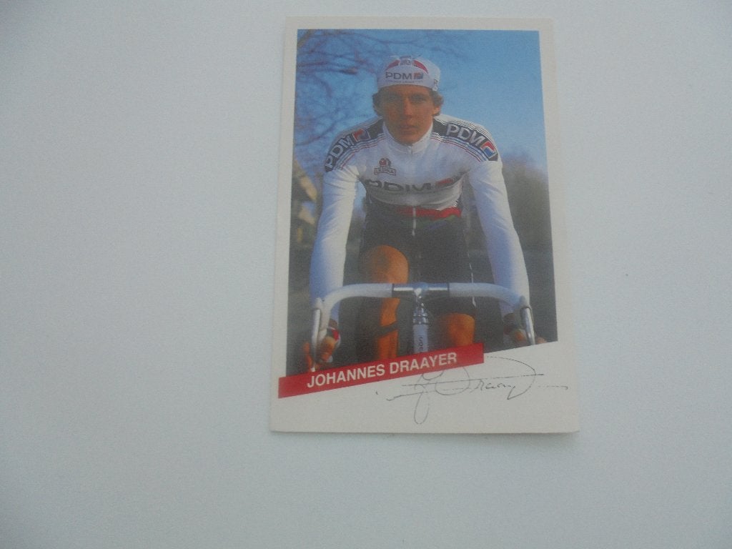 wielrenner- johannes draayer, Envoi, 1980 à nos jours, Comme neuf, Photo