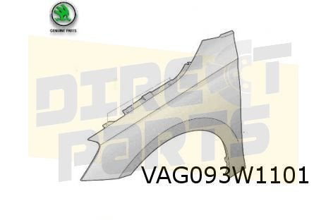 Skoda Fabia (8/21-) Voorscherm Links Origineel! 6VA821105A, Auto-onderdelen, -, Verzenden, -, Nieuw