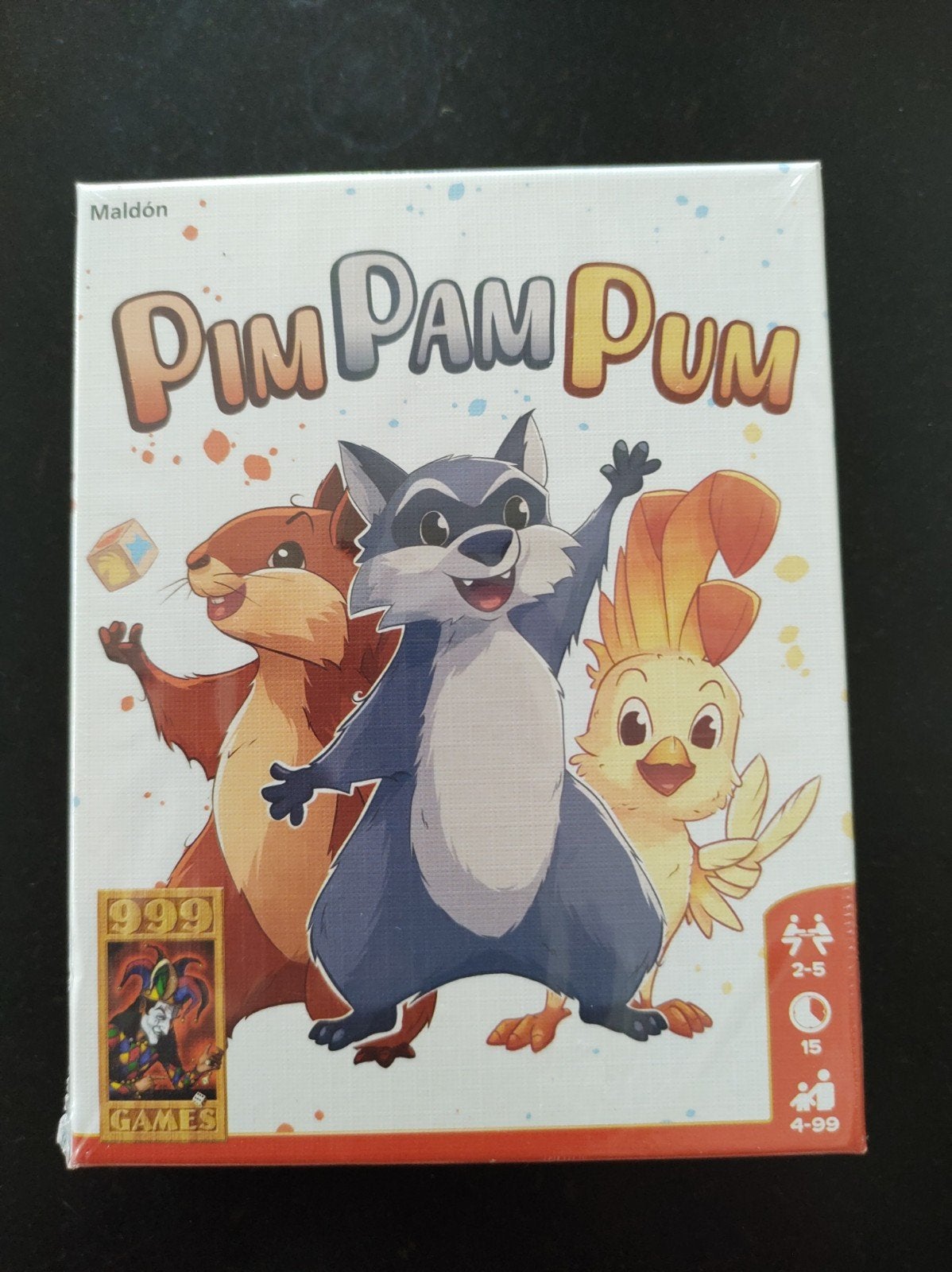 Kaart- en dobbelspel Pim Pam Pum, 999 games, nieuw, Hobby en Vrije tijd, Vijf spelers of meer, Ophalen of Verzenden, Nieuw, 999 Games