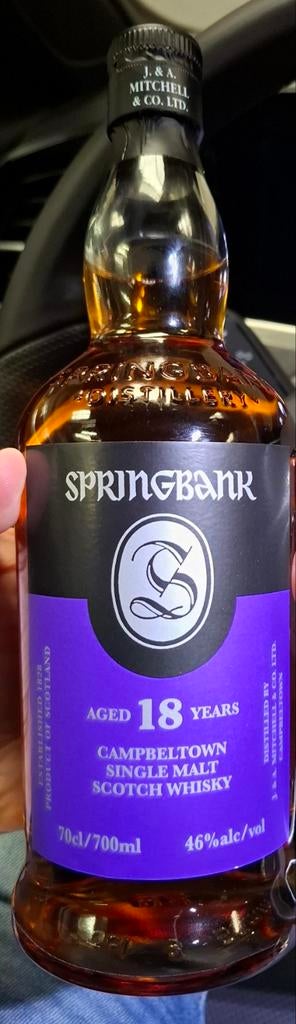 Springbank 18y 2024, Enlèvement