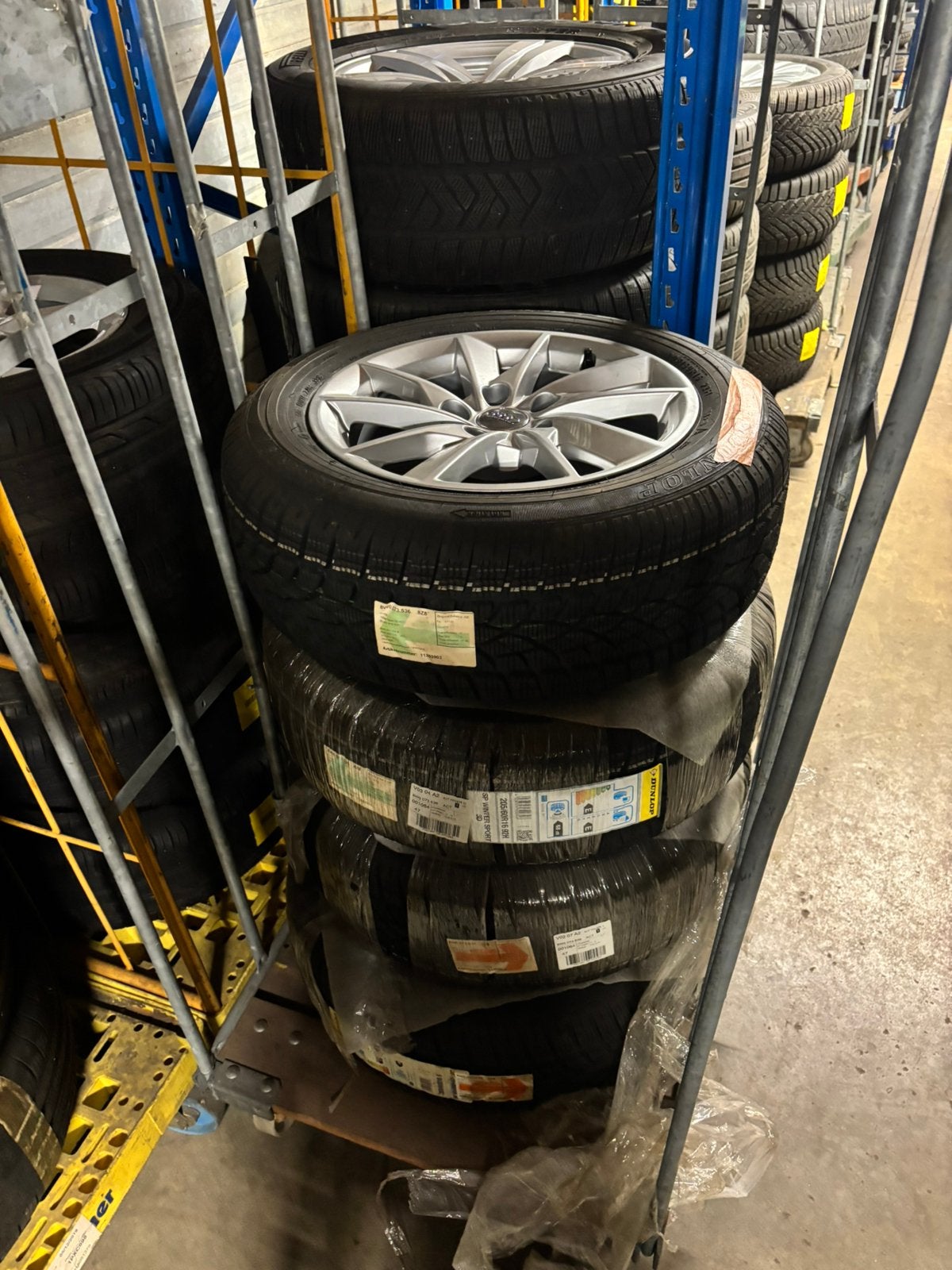 Jantes Audi 16p, Enlèvement