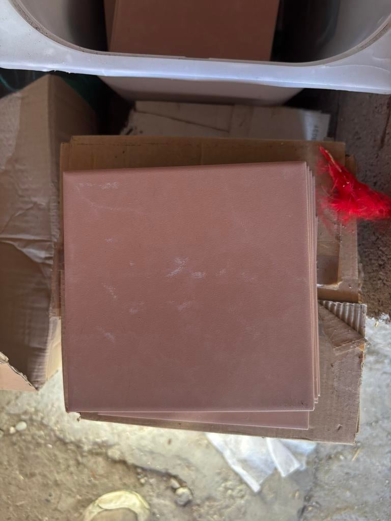 Roze tegeltjes, Ophalen, Overige materialen, Wandtegels, Minder dan 20 cm