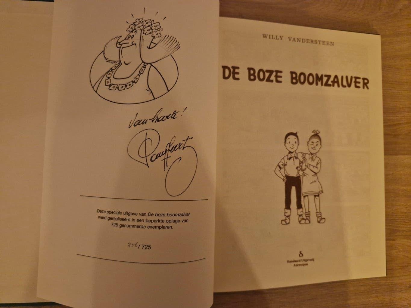 tekening in HC Bomenstichting, Brabants stripspektakel 2001, Willy Vandersteen, Eén stripboek, Ophalen of Verzenden, Zo goed als nieuw