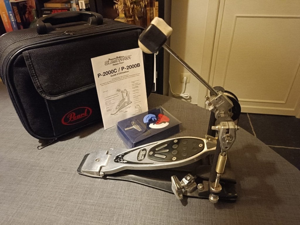 Pédale Pearl Eliminator (P-2000B) - prix réduit !, Musique & Instruments, Batteries & Percussions, Enlèvement ou Envoi, Utilisé