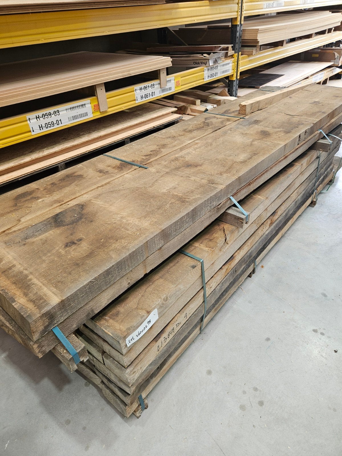Massief eik rustiek vallende breedtes, Doe-het-zelf en Bouw, Hout en Planken, Ophalen