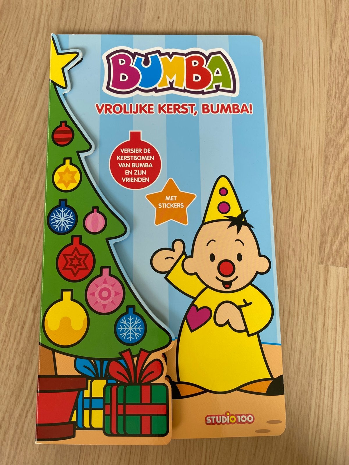 Kerstboomboek met stickers - Vrolijke Kerst, Bumba, Boeken, Kinderboeken | Baby's en Peuters, Ophalen of Verzenden, Nieuw