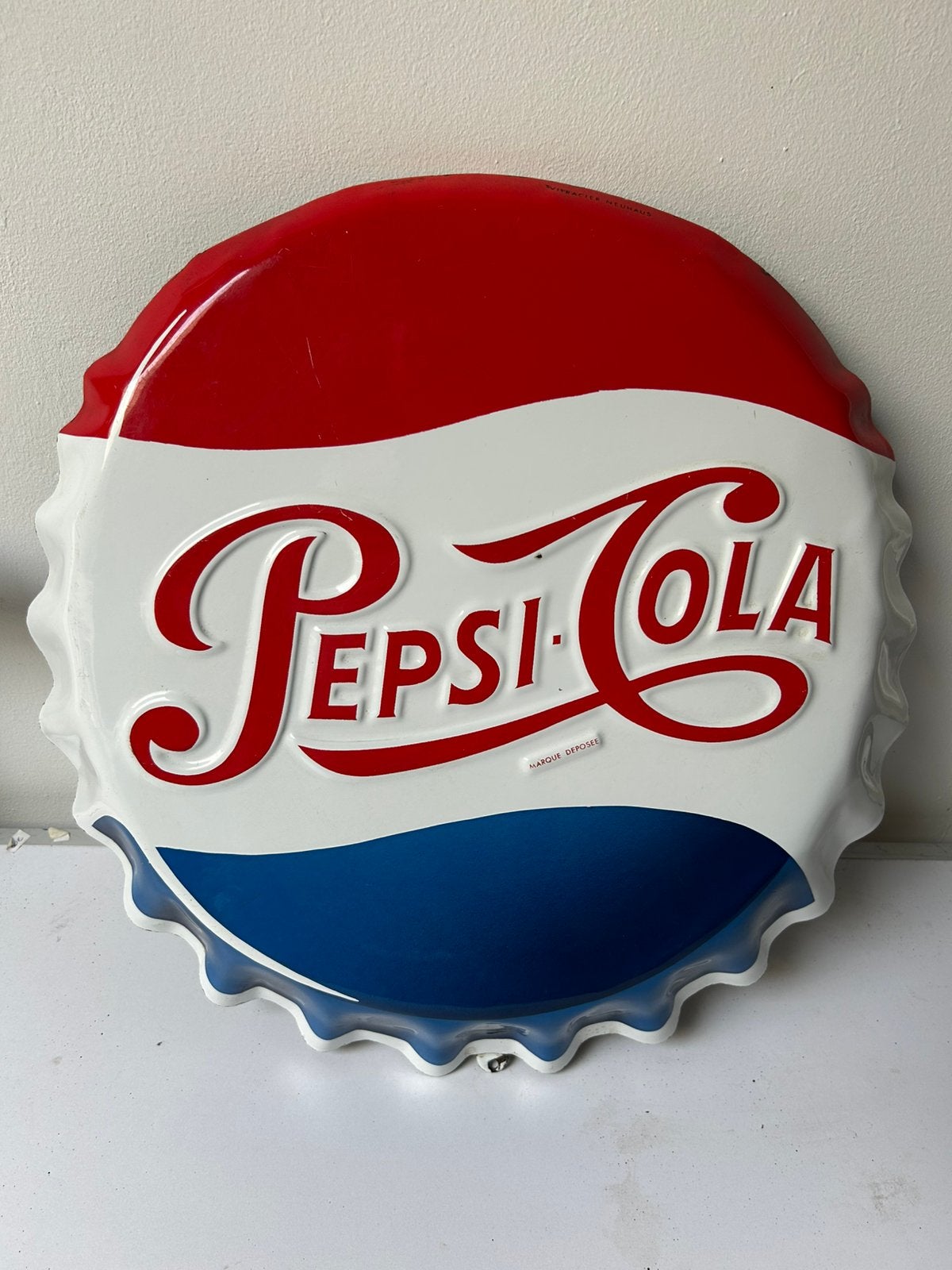 Plaque émaillée pepsi cola vitracier neuhaus, Enlèvement ou Envoi, Comme neuf